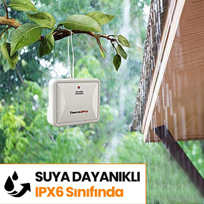 ThermoPro TX-4C İlave Dış Sensör (TP60C, TP63C, TP65C) İçin Uyumludur