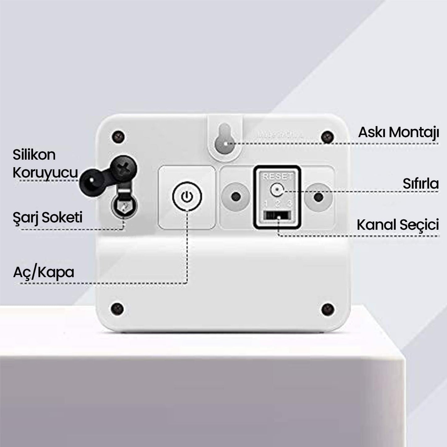 ThermoPro TX-4C İlave Dış Sensör (TP60C, TP63C, TP65C) İçin Uyumludur