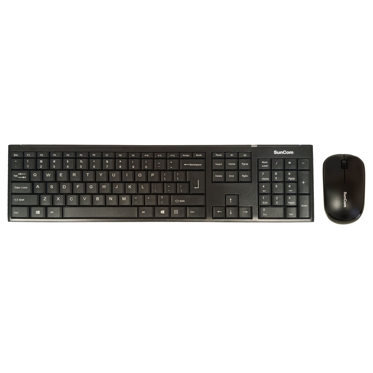 SUNCOM SKM-02W Q Ingilizce Kablosuz Siyah Klavye+ Mouse