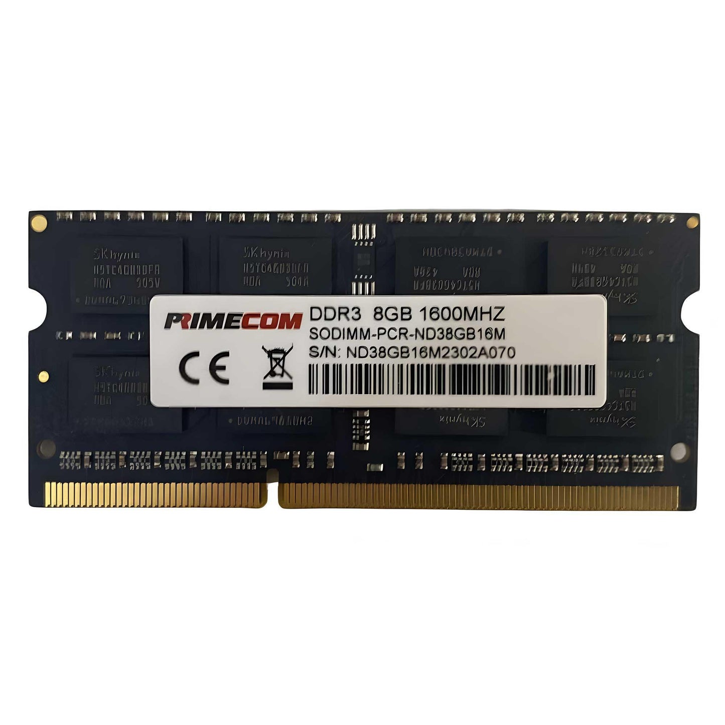PRIMECOM PCR-ND38G16M 8GB DDR3 1600Mhz Notebook Bellek 1.35 Volt
