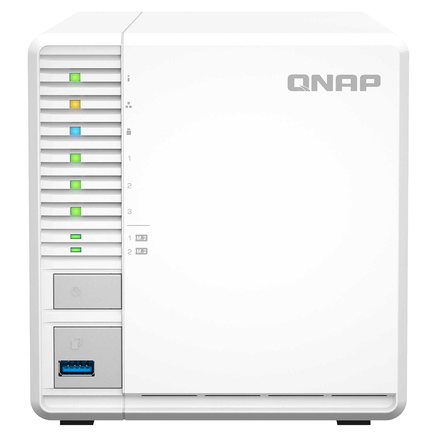 QNAP TS-364-8G 2xM.2 NVMe 3x3.5" SATA Desteği RAID(0) NAS Depolama Ünitesi