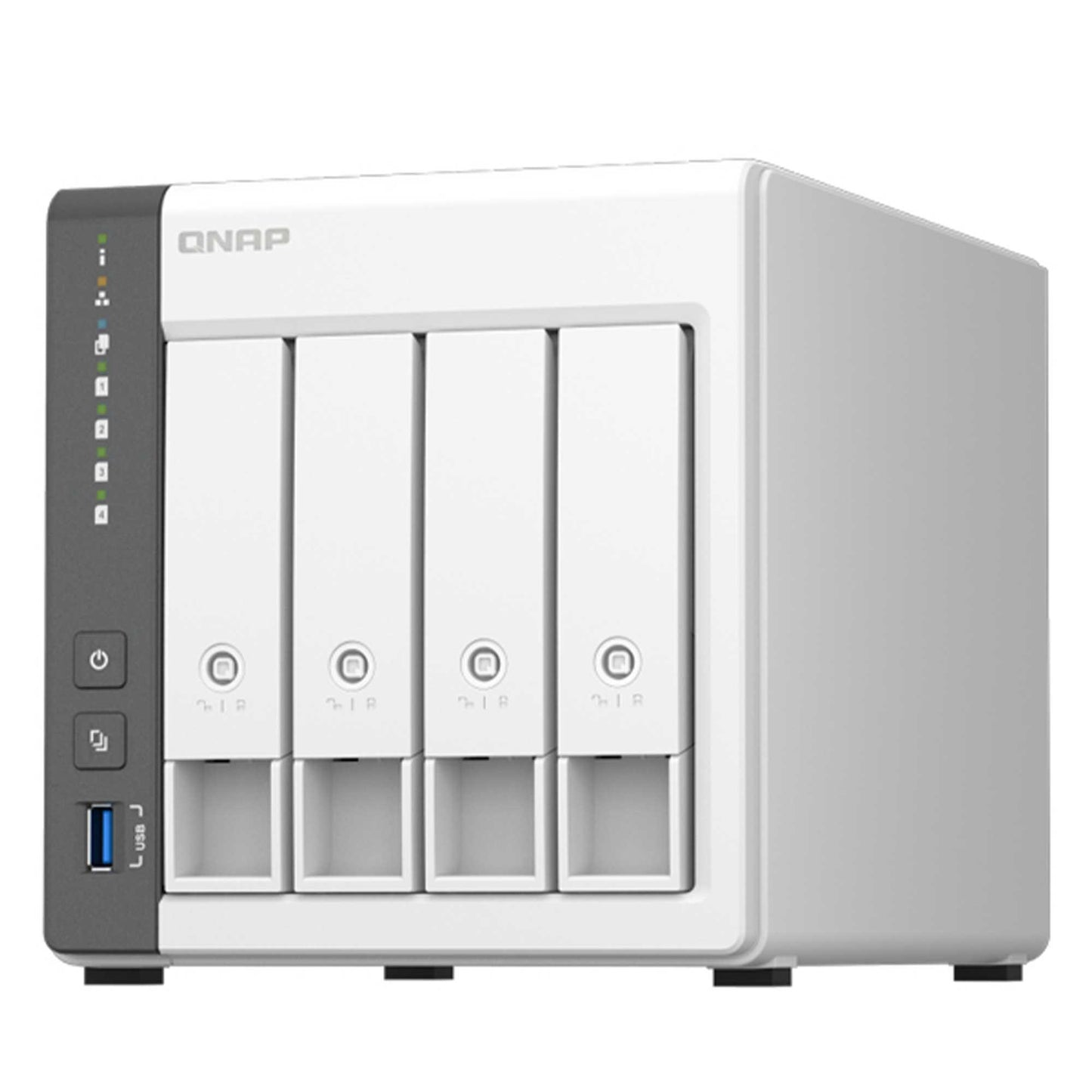 QNAP TS-433 4GB 4x3.5" SATA Desteği RAID(0) NAS Depolama Ünitesi