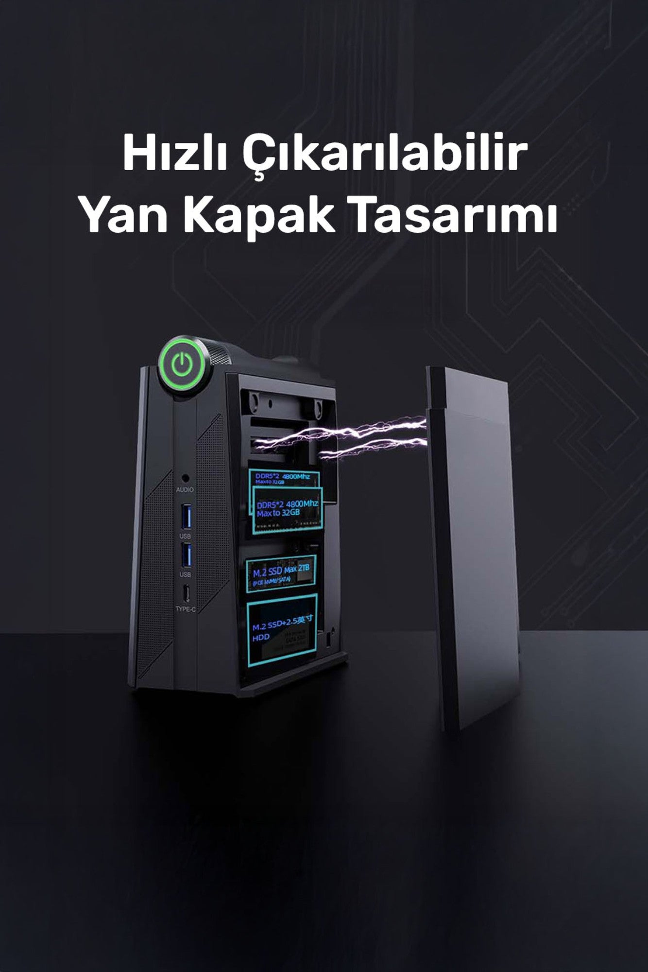 RaXius Momentum DS-R7.8845A001 Ryzen7 8845HS Mini PC