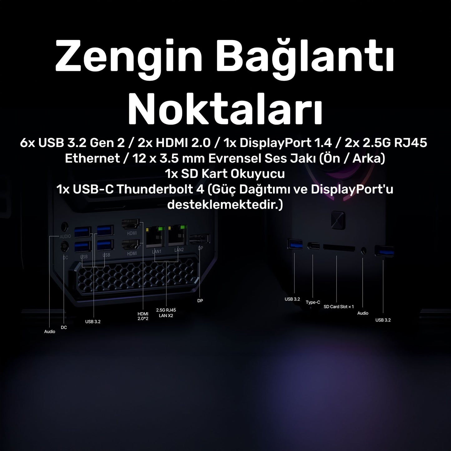 RaXius MP M1A i9 3080-129H i9-12900H RTX3080 Mini PC