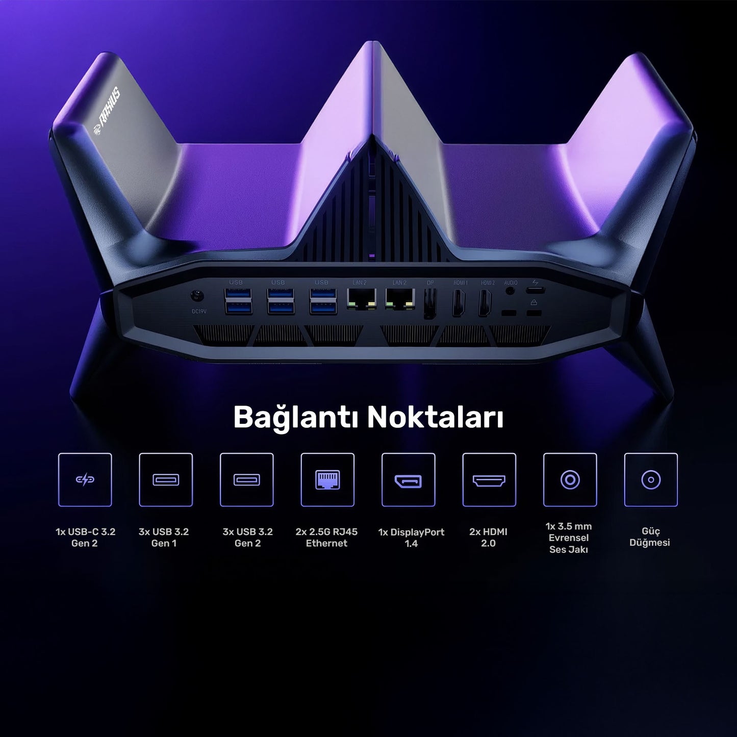 RaXius MP M2A i9 3070-129H i9-12900H RTX3070 Mini PC