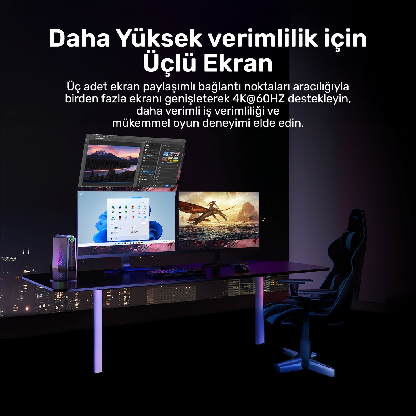 RaXius MP S3A R5 SD-743U Ryzen5 7430U Mini PC