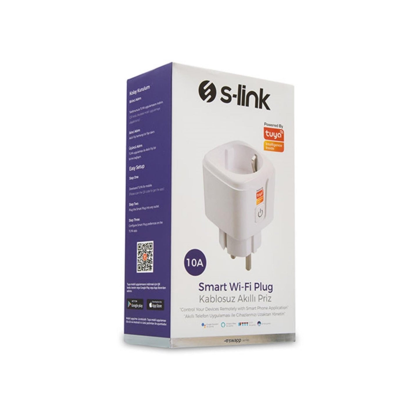 S-Link Swapp SL-02 10 Amper Akıllı Priz Wifi TUYA Destekli