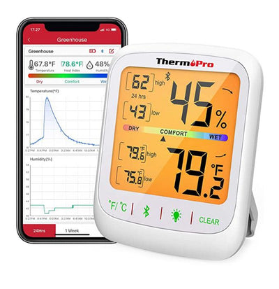 ThermoPro TP359 Akıllı İç Mekan Sıcaklık ve Nem Ölçer Termometre