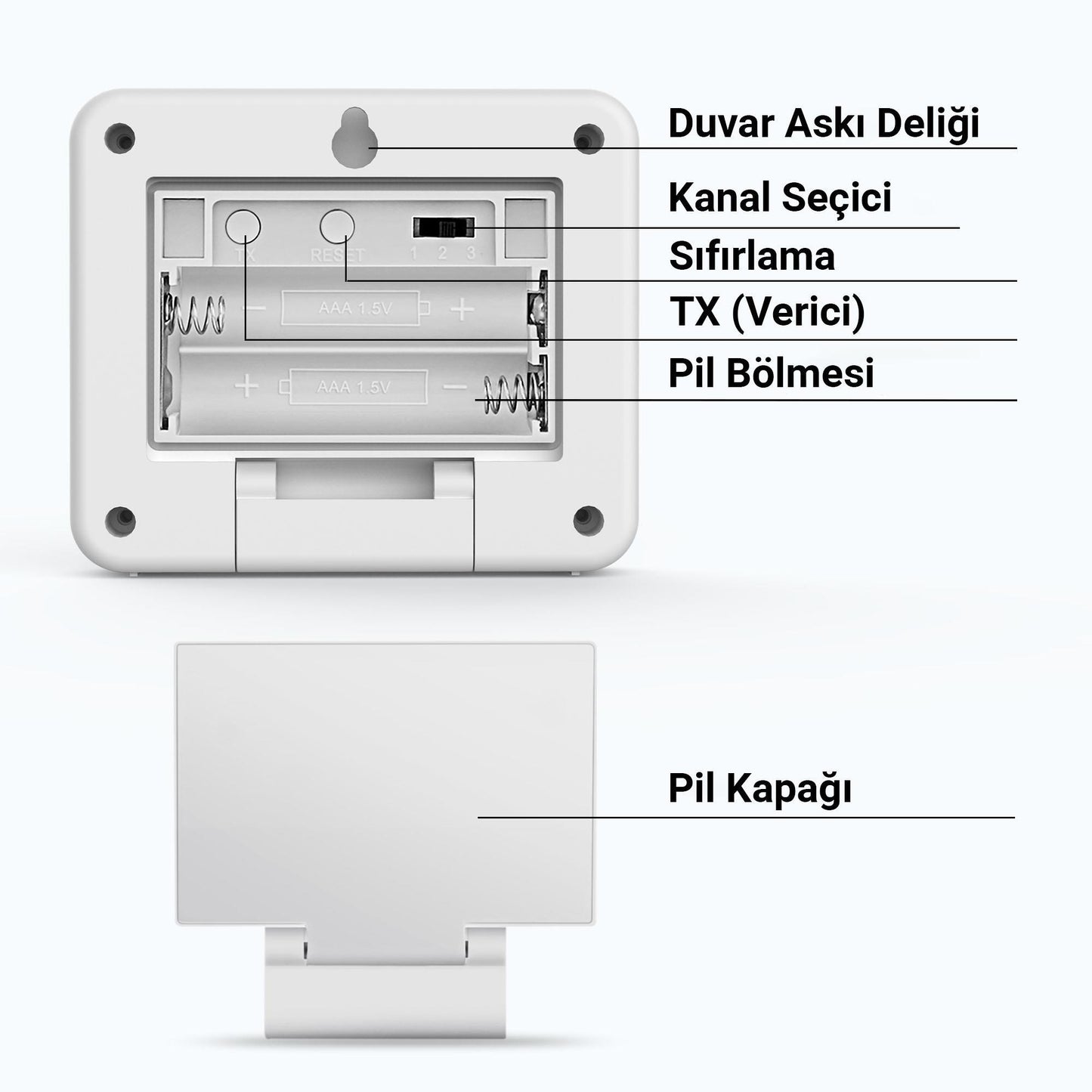Thermopro TX2CA İlave Dış Sensör ( TP60C-TP65C-TP200C için)