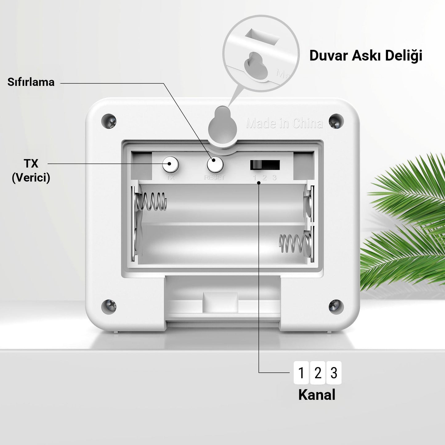 ThermoPro TX7B İlave Dış Sensör (TP280B,TP260B için)