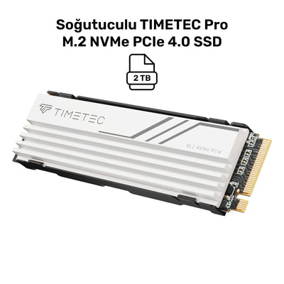 Timetec Pro MS47 2TB 5000/4400MB/s Gen4x4 22x80 M.2 NVMe SSD Beyaz