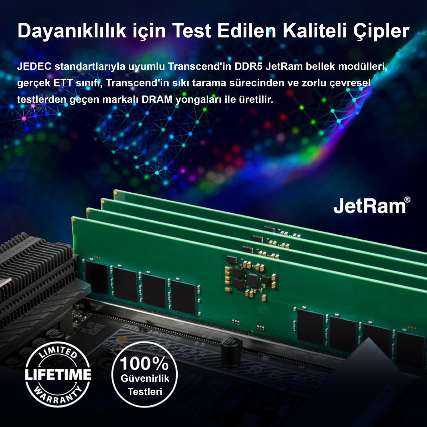 Transcend JM4800ASE-32G 32GB DDR5 4800Mhz CL40 1.1V Notebook Ram