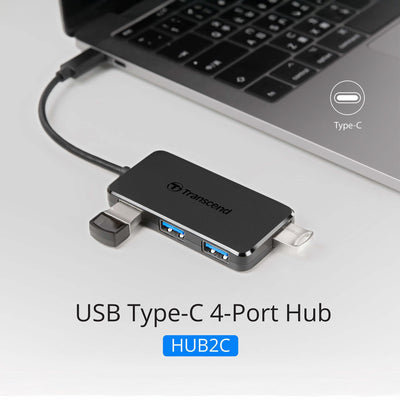 Transcend TS-HUB2C – USB-C Cihazlarınız İçin 4 Portlu USB 3.1 HUB