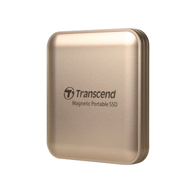 Transcend TS2TESD420G 2TB, USB,Type C, 20Gbps, 2000MB/s Magsafe Taşınabilir Harici SSD - Gold