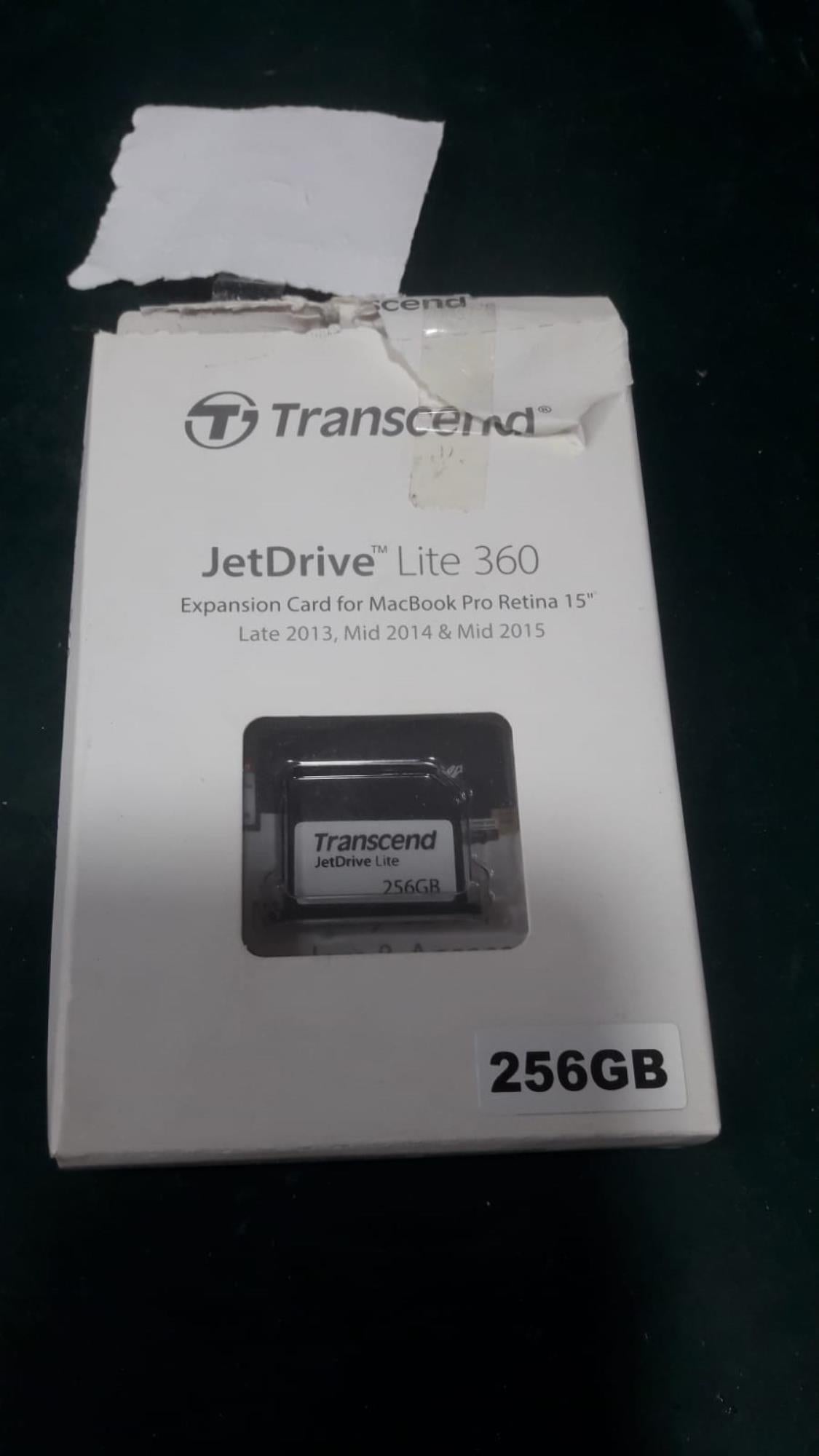 Transcend TS256GJDL360 256GB JetDriveLite 360 rMBP 15" 13-M14 Macbook Hafıza Artırma Kartı OUTLET