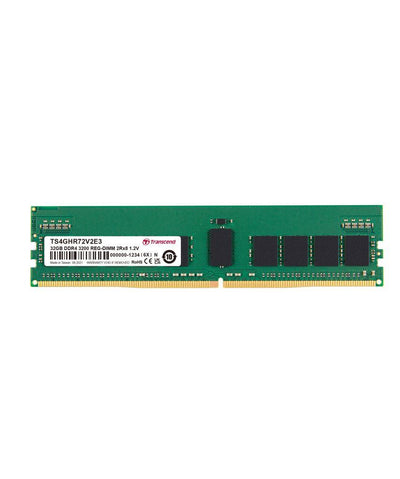 Transcend TS4GHR72V2E3 32GB DDR4 3200MHz 1.2V CL22 ECC Server Ram