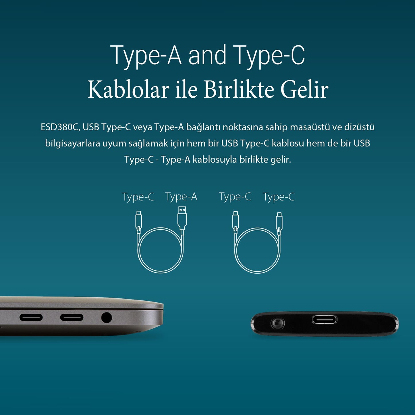 Transcend TS500GESD270C 500GB, External SSD, ESD270C,USB 3.1 Gen 2, Type C