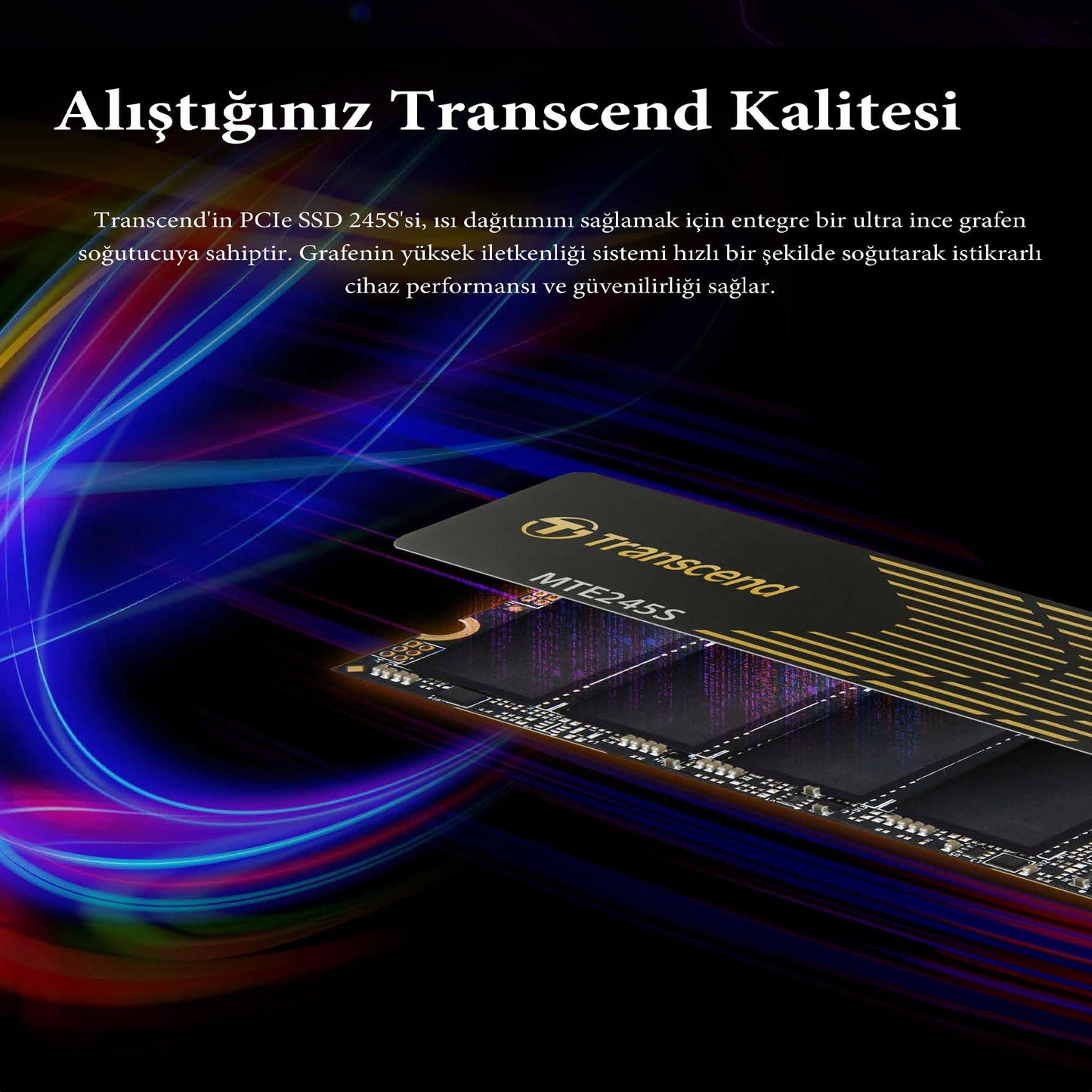 Transcend TS500GMTE245S 500GB M.2 22x80 Nvme SSD