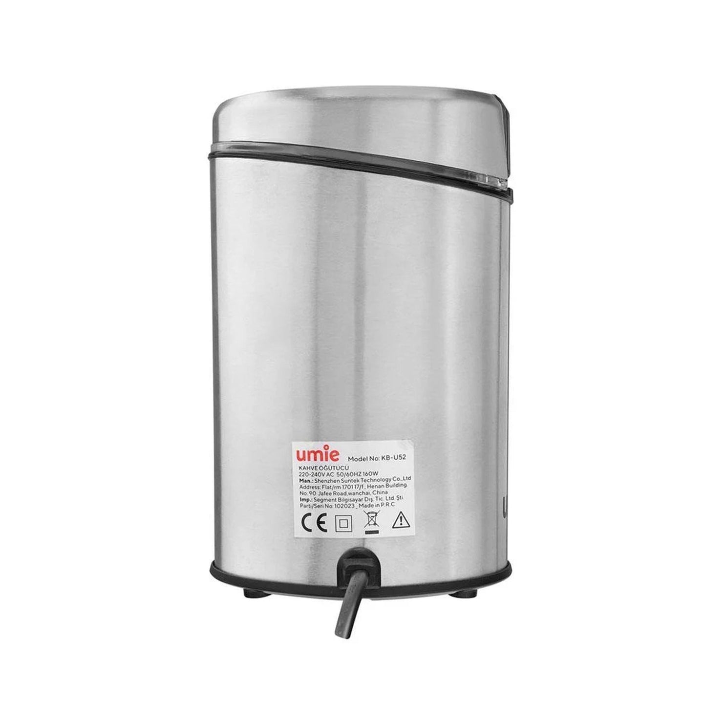 UMIE KB-U52 65G kapasiteli Paslanmaz Çelik 160W Kahve ve Baharat Öğütücü