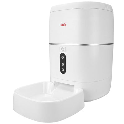 UMIE UM-PF2021A Otomatik Yem Kabı Sesli Mesajlı 6L Wifi Tuya Destekli Akıllı Kedi Köpek Besleyici