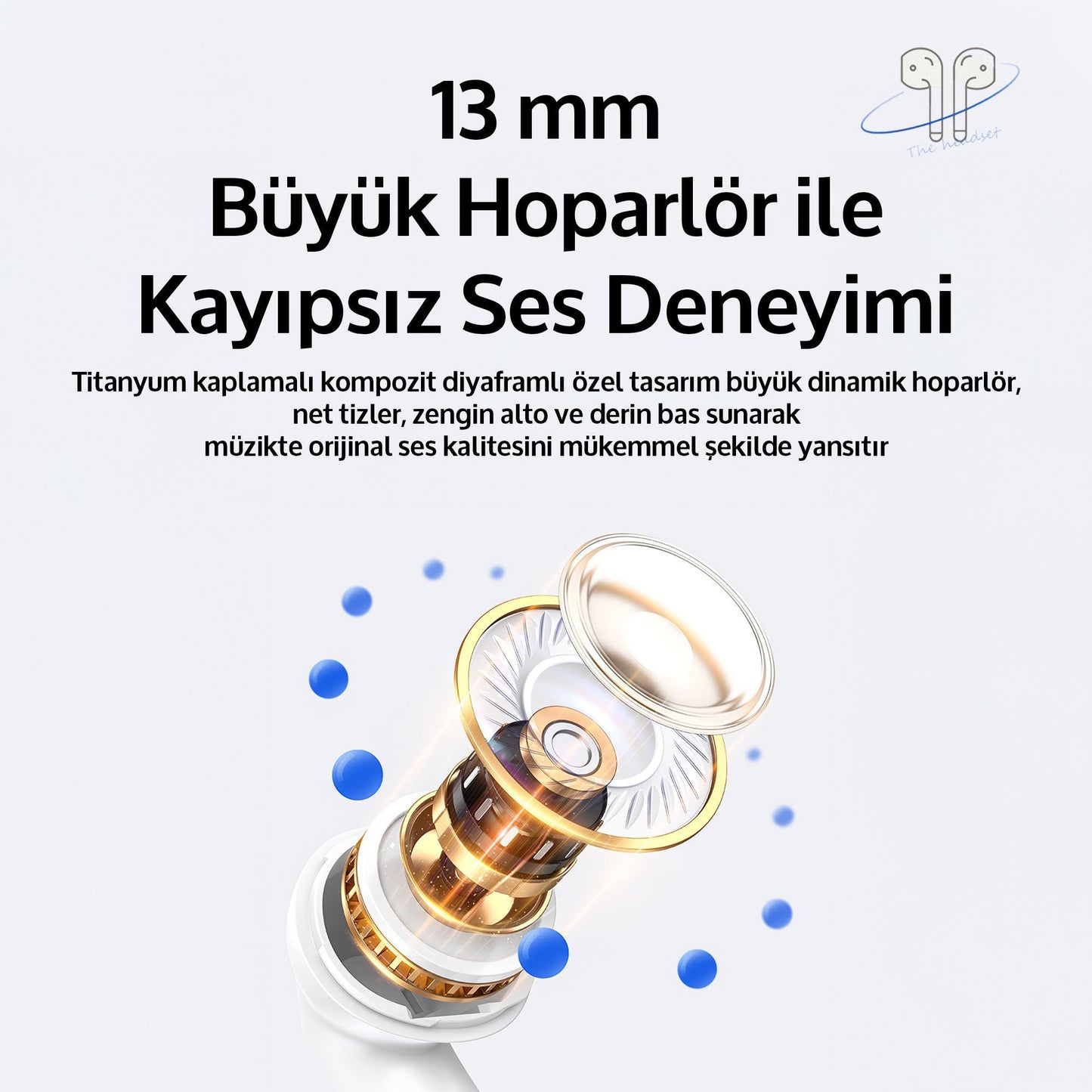 Usams NX10 Çift Mikrofonlu BT5.2 TWS Bluetooth Kulaklık