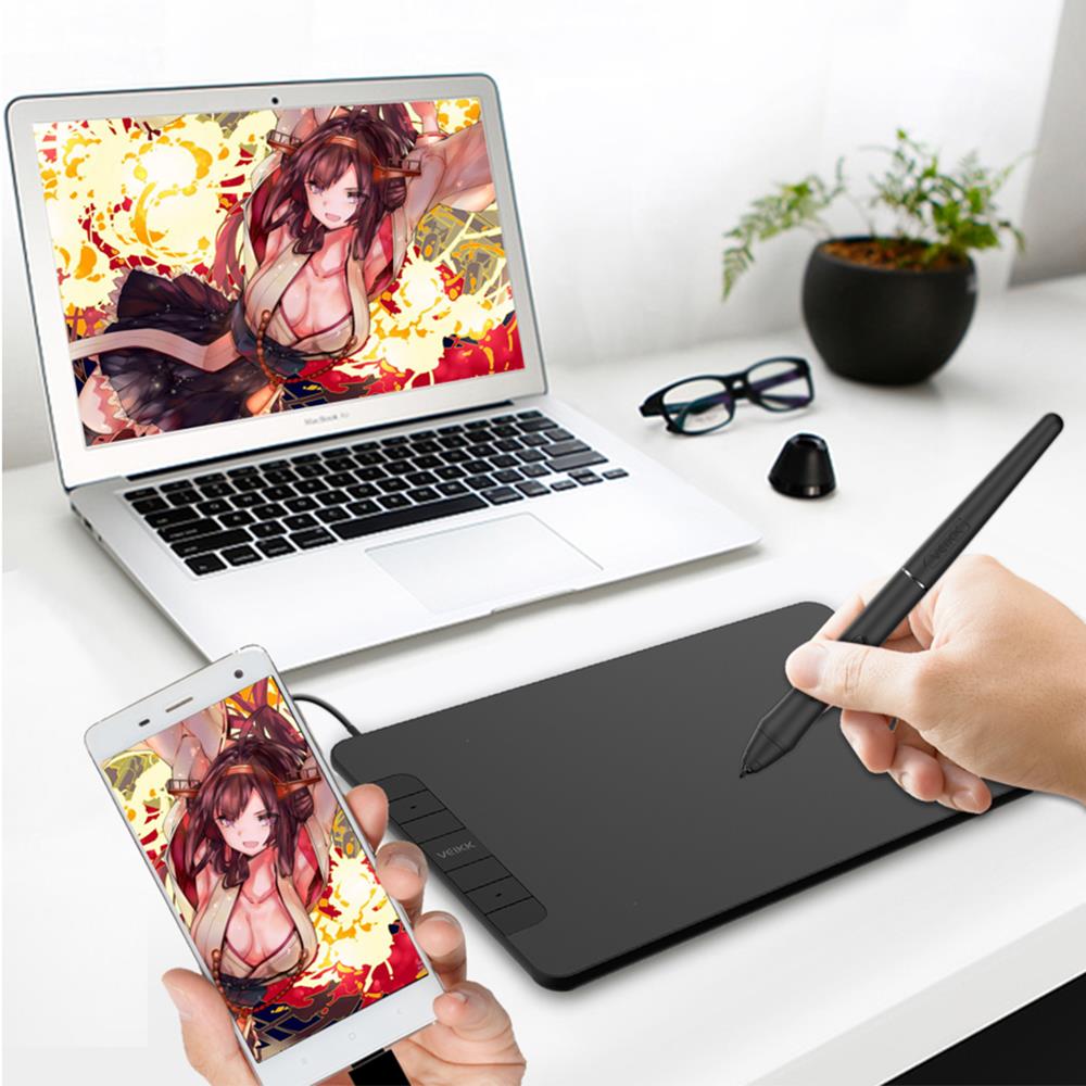 Veikk VK640 ve VK1200 Grafik Tabletler Için 8192L Pilsiz Kalem-P05