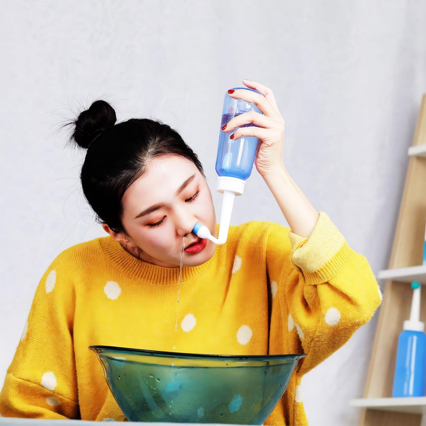 Waterpulse YT-300 Profesyonel Burun Temizleme Taşınabilir Nazal Bakım Burun Duşu