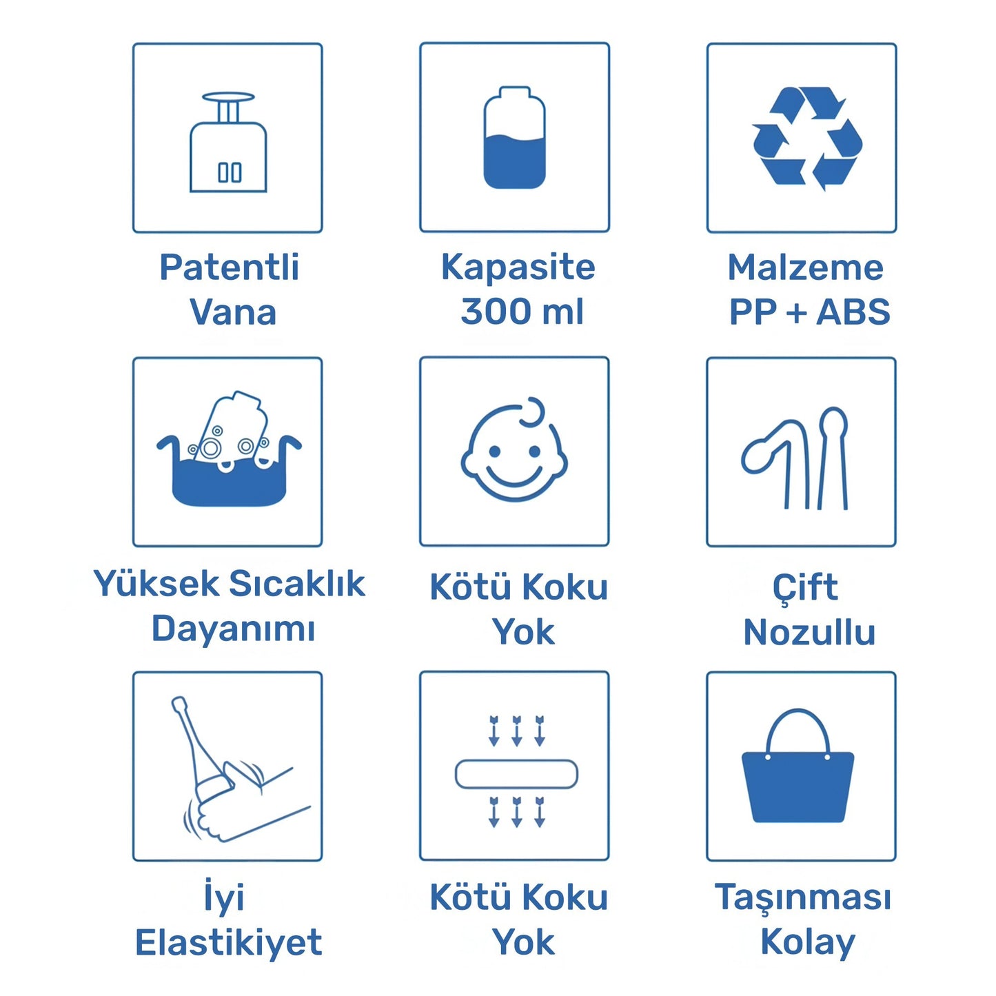 Waterpulse YT-300 Profesyonel Burun Temizleme Taşınabilir Nazal Bakım Burun Duşu