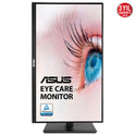 ASUS VA27AQSB 27" LED IPS 1ms 75Hz 2560x1440 WQHD HDMI DP USB Multimedya (Vesa) Pivot Sync Low Blue Siyah Monitör