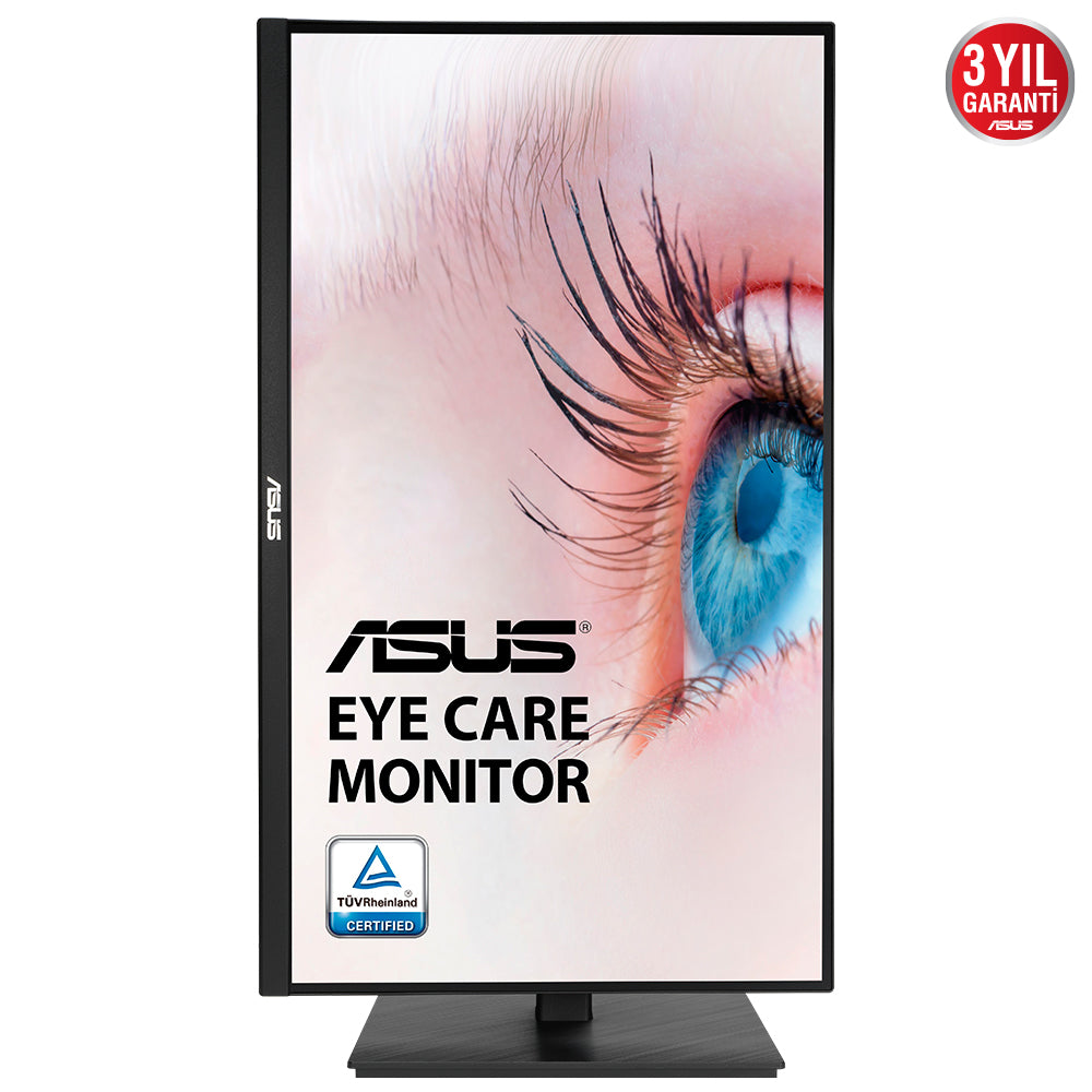 ASUS VA27AQSB 27" LED IPS 1ms 75Hz 2560x1440 WQHD HDMI DP USB Multimedya (Vesa) Pivot Sync Low Blue Siyah Monitör