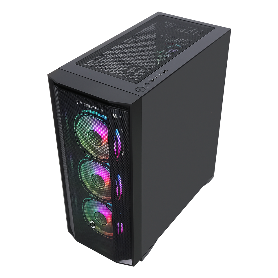 FRISBY CX-500 750W 80+ Bronze Siyah Mesh ARGB Ring Fanlı Mid Tower ATX Kasa