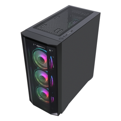 FRISBY CX-500 750W 80+ Bronze Siyah Mesh ARGB Ring Fanlı Mid Tower ATX Kasa