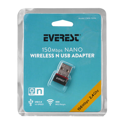 EVEREST EWN-760N 150Mbps USB Kablosuz Adaptör