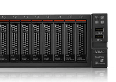 LENOVO 7X06A0PSEA SR650 SILVER 4210R 10C 2.4GHz 1x32GB 0GB 2U RACK 1x750W Titanium Server