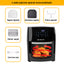 NPO Haeger HG-5295 Dokunmatik 12L Fırın Tipi 5 Aparatlı Airfryer 2000W Yağsız Kızartma Fritözü OUTLET
