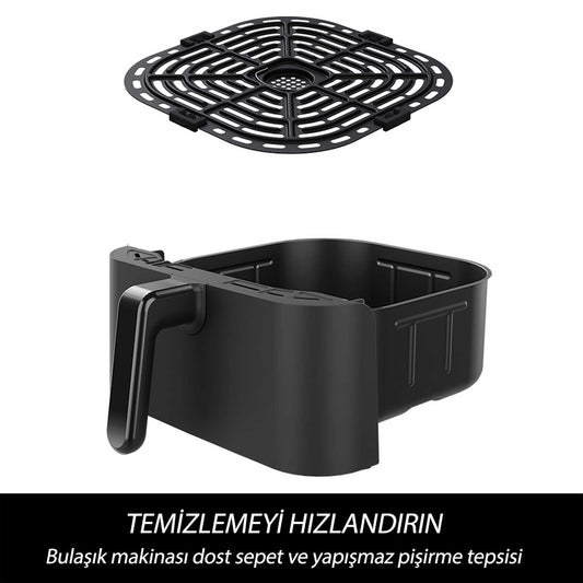 Instant Vortex 3.8 Litre 4'ü 1 Arada İşlevli Yapışmaz ve Yıkanabilir Sepetli Airfryer 140-3093-01-EU OUTLET 