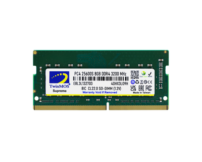 TWINMOS MDD48GB3200N 8GB DDR4 3200Mhz Notebook Bellek