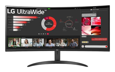 LG UltraWide 34WR50QC-B 34" 5ms 100Hz WQHD VA Curved Monitör