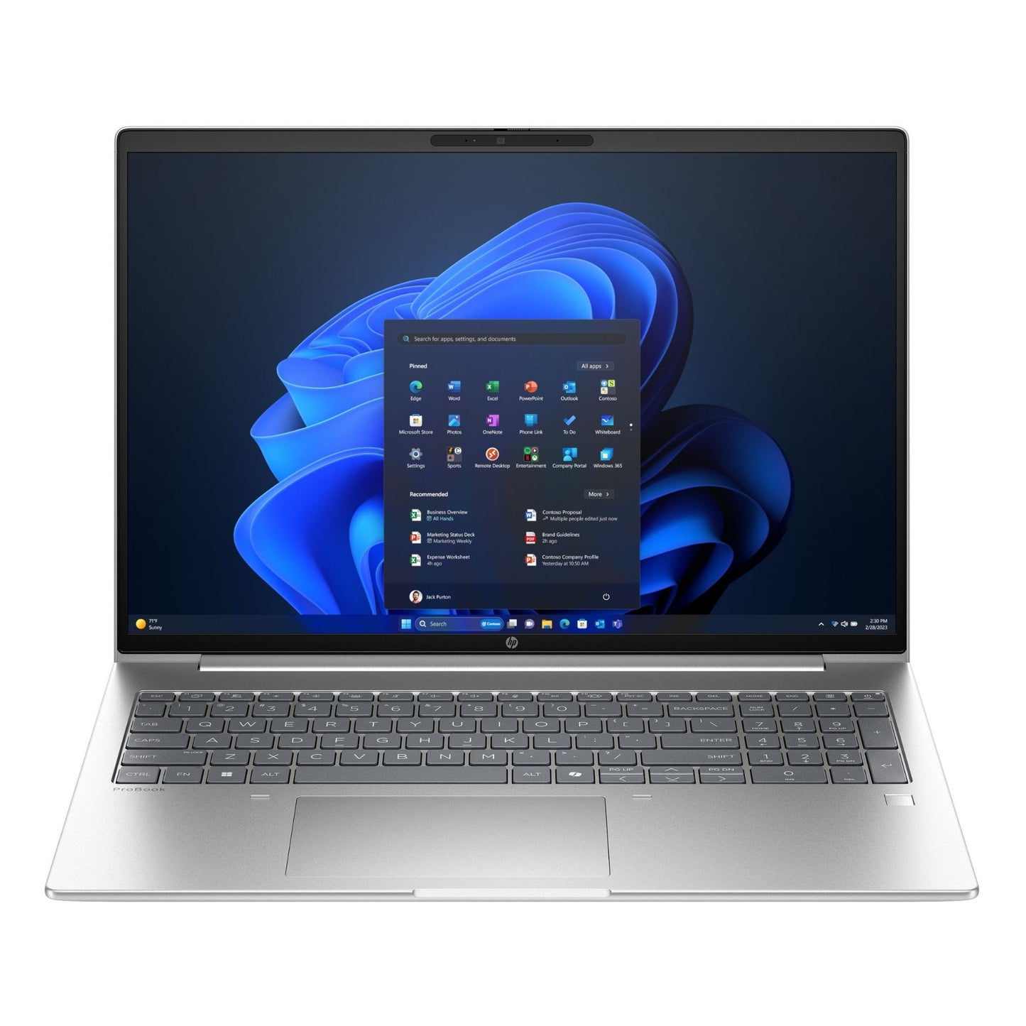 HP ProBook 4 G11 CV0E7AT Ryzen5-220 8GB 512SSD 16" FHD FreeDOS Dizüstü Bilgisayar - Resim 1