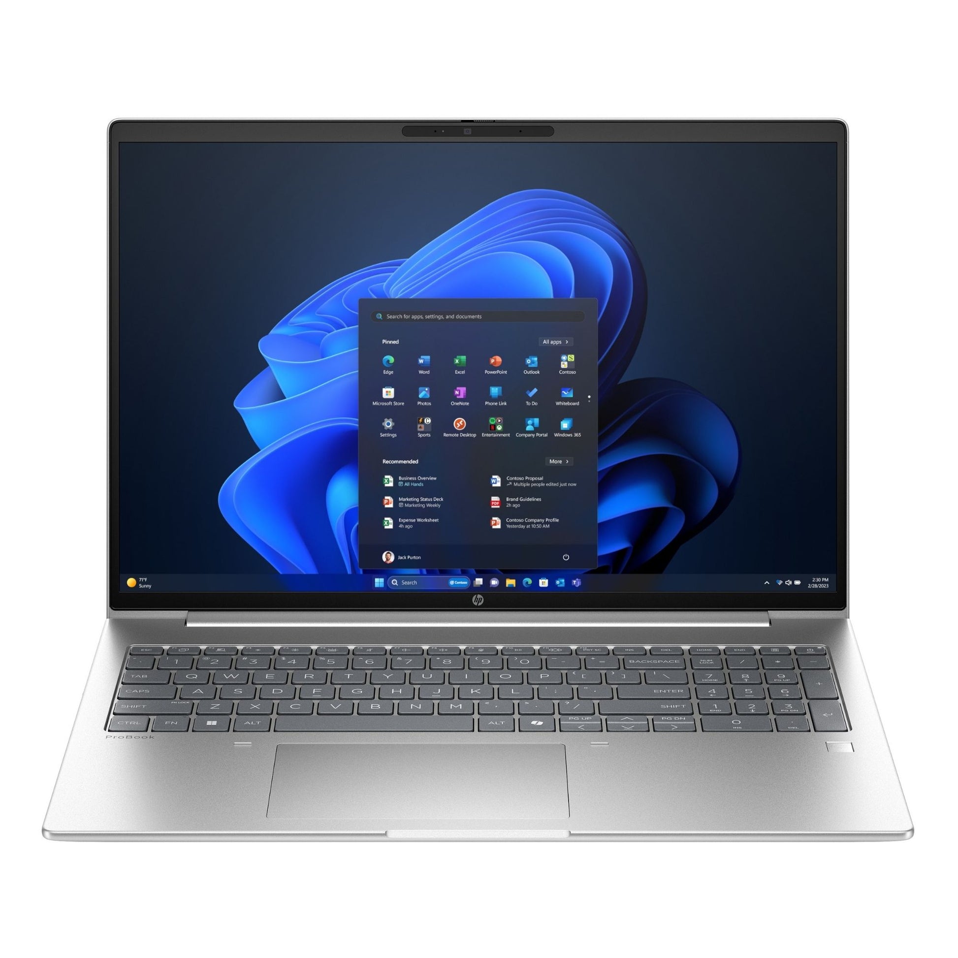 HP ProBook 4 G11 CV0E7AT Ryzen5-220 8GB 512SSD 16" FHD FreeDOS Dizüstü Bilgisayar - Resim 1
