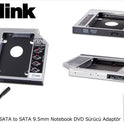 S-LINK SL-SSD9 9.5mm SATA Siyah Notebook Ekstra Hdd Yuvası