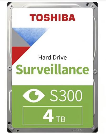 TOSHIBA HDWT840UZSVA S300 3.5" 4TB 5400rpm 256mb SATA 7/24 Harddisk