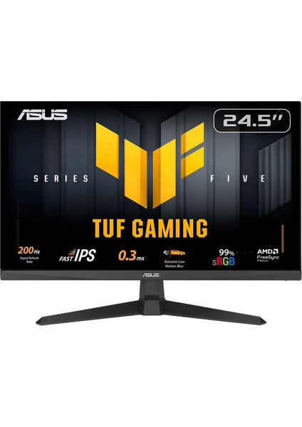 ASUS VG259Q5A TUF Gaming 24.5" LED IPS 0.3ms 200Hz 1920x1080 FullHD 2x HDMI 1xDP Multimedya (Vesa) AdaptiveSync Siyah Mo