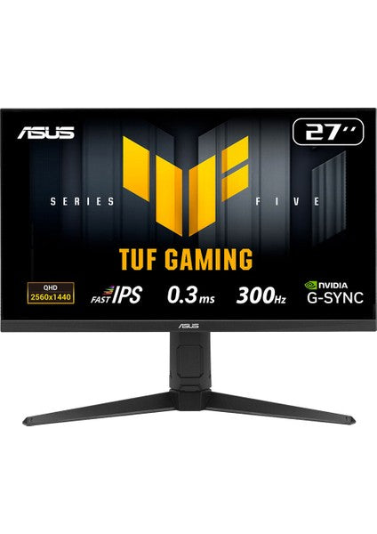 ASUS VG27AQML5A TUF Gaming 27" LED IPS 0,3ms 300Hz 2560x1440 QHD 2xHDMI DP Multimedya (Vesa) FreeSync G-SNYC Pivot Siyah