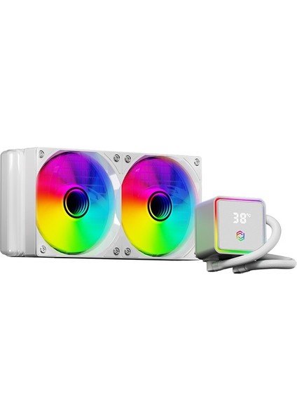 Frisby Fcl-240w Argb 240 Liquid Cooler White