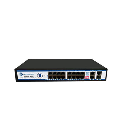 Nova NVC-PSEG1622 16 Port PoE+ Gigabit Switch 300W