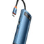 Baseus Metal Gleam 8-in-1 Type-C HUB-Mavi (WKWG000103)