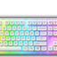 North Paladin Mekanik Hisli Türkçe RGB Beyaz Premium Gaming Klavye