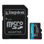 Kingston SDCG4-1TB 1TB microSDXC Canvas Go Plus Gen4 200MB-s A2 U3 V30 Card + ADP Hafıza Kartı