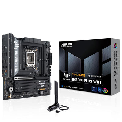 Asus TUF Gaming B860M-PLUS WIFI 8800MHz OC DDR5 Soket 1851 M.2 USB4 HDMI DP mATX Anakart